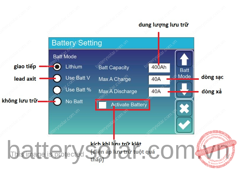 bettery setting