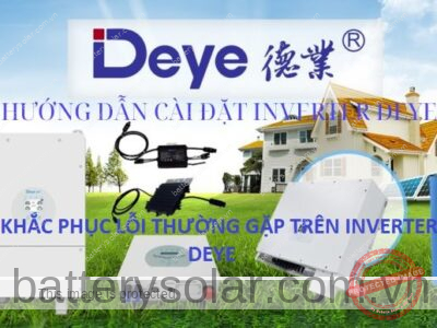 Lỗi thường gặp trên inverter deye