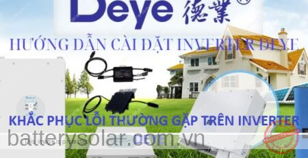 Lỗi thường gặp trên inverter deye