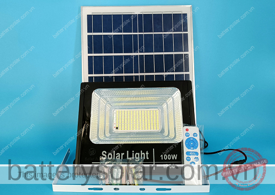 Đèn pha năng lượng mặt trời 100w