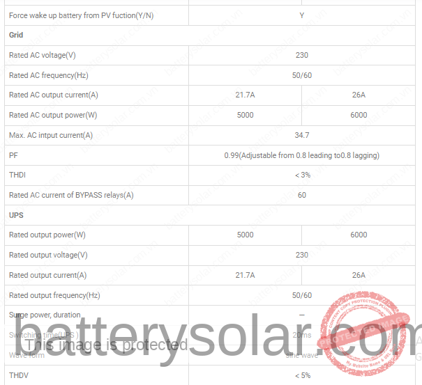 LUXPOWER HYBRID GEN 6kw