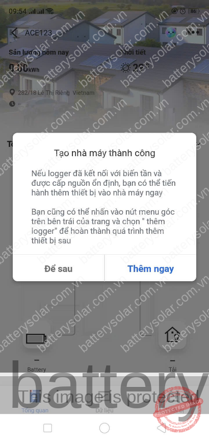 Hướng dẫn cài đặt wifi Deye