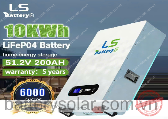 pin lưu trữ lithium LS 51,2v-200ah